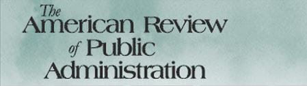 American review of public administration banner