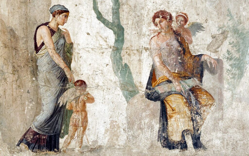 Psyche | Pompeiian fresco/Wikimedia