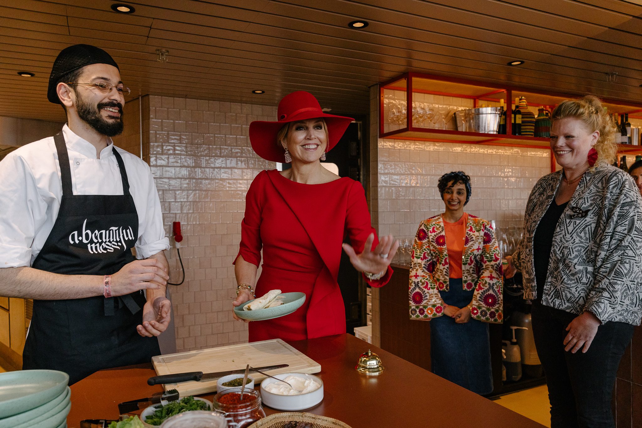 The world on a plate: queen Máxima opens refugee restaurant ...