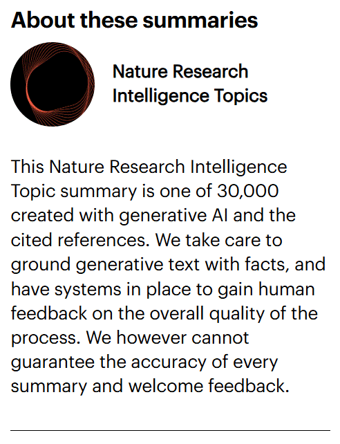 Nature Research Intelligence